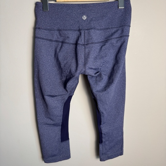 Lululemon Women's Athletic Performance Yoga Capri Legging Pants Purple 6 Running - Picture 5 of 13